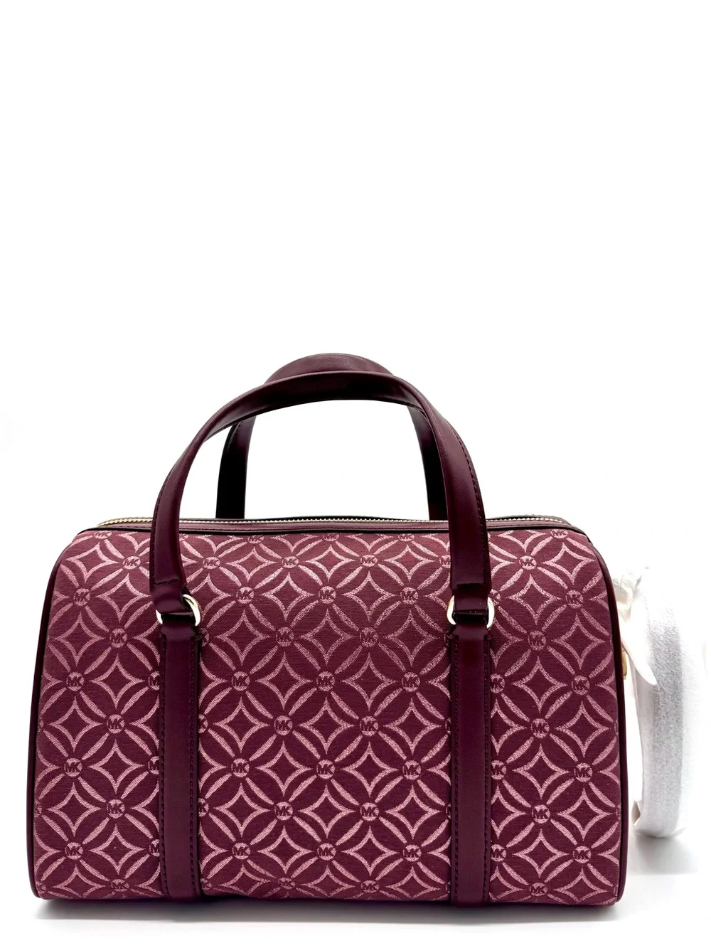 Michael Kors Medium Travel Duffle Satchel Bag Ox Blood Multi